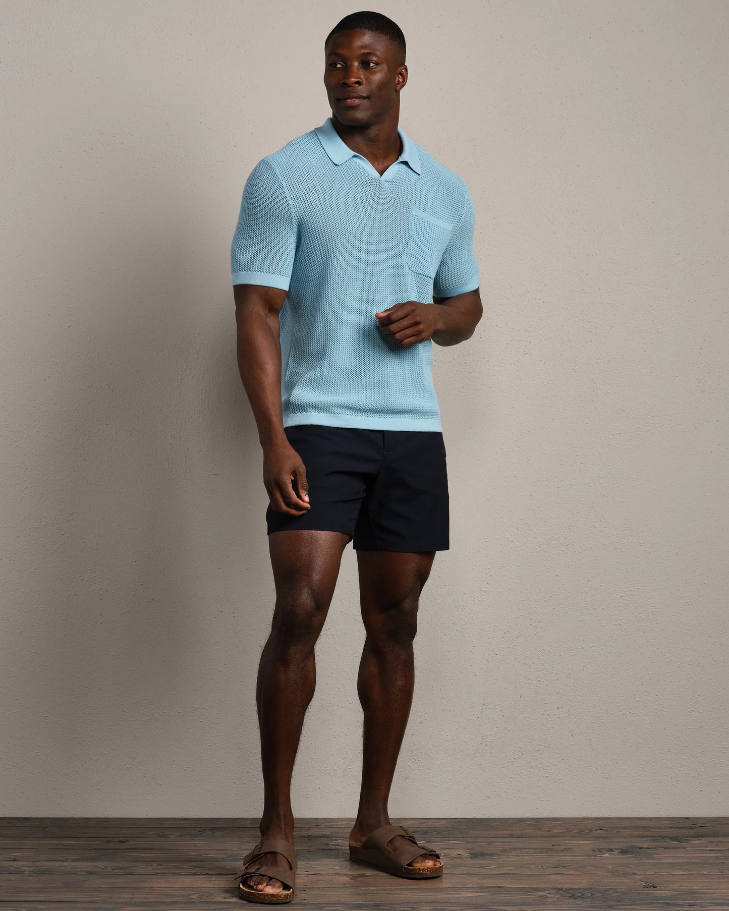 Men's Johnny Collar Polo Shirt