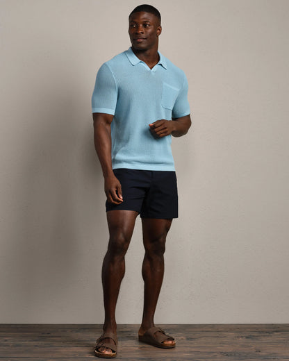 Men's Johnny Collar Polo Shirt