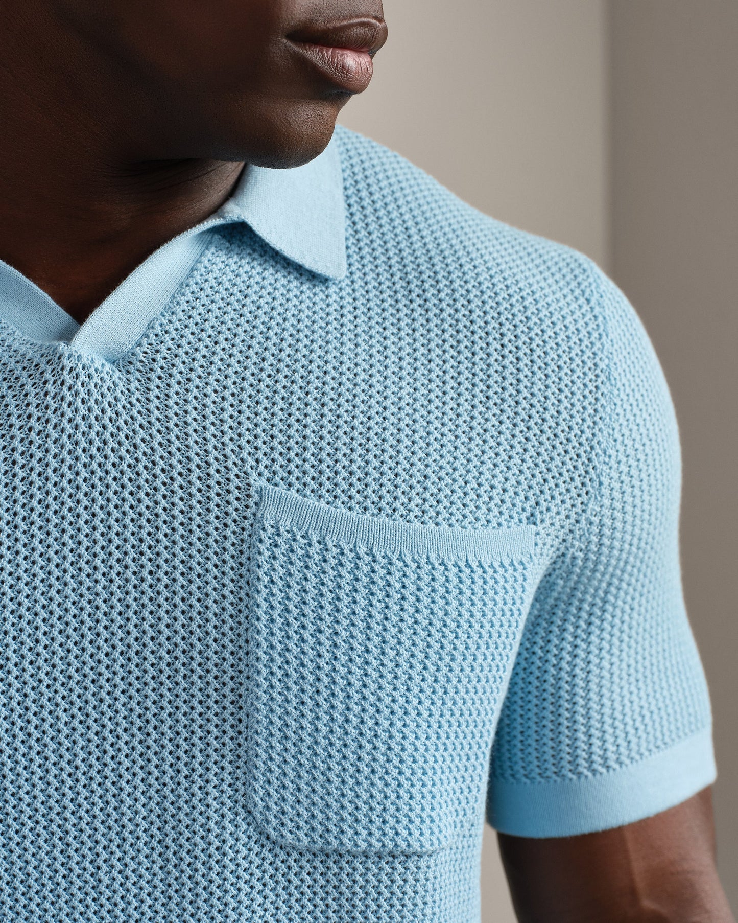 Men's Johnny Collar Polo Shirt