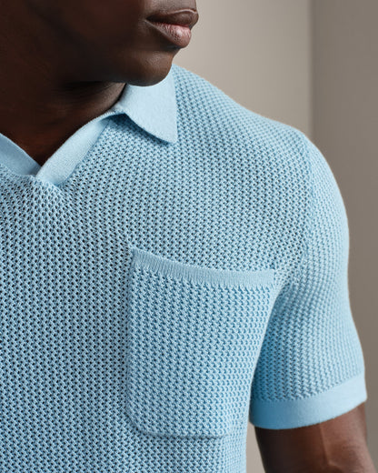 Men's Johnny Collar Polo Shirt